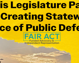 Illinois Legislature Passes Bill Creating Statewide Office of Public Defense